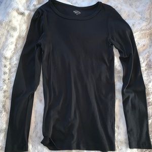 J. Crew black long sleeve
